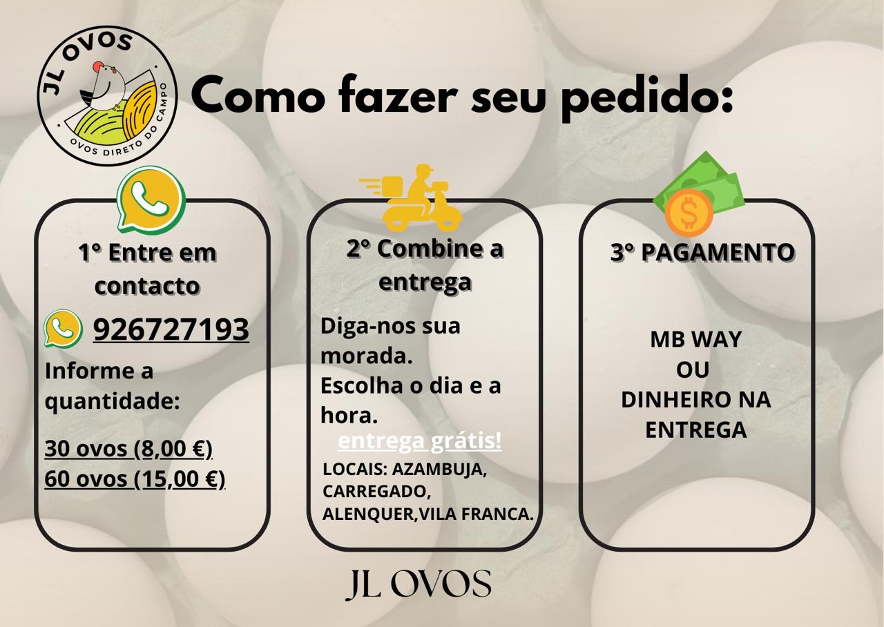 Como pedir JL Ovos
